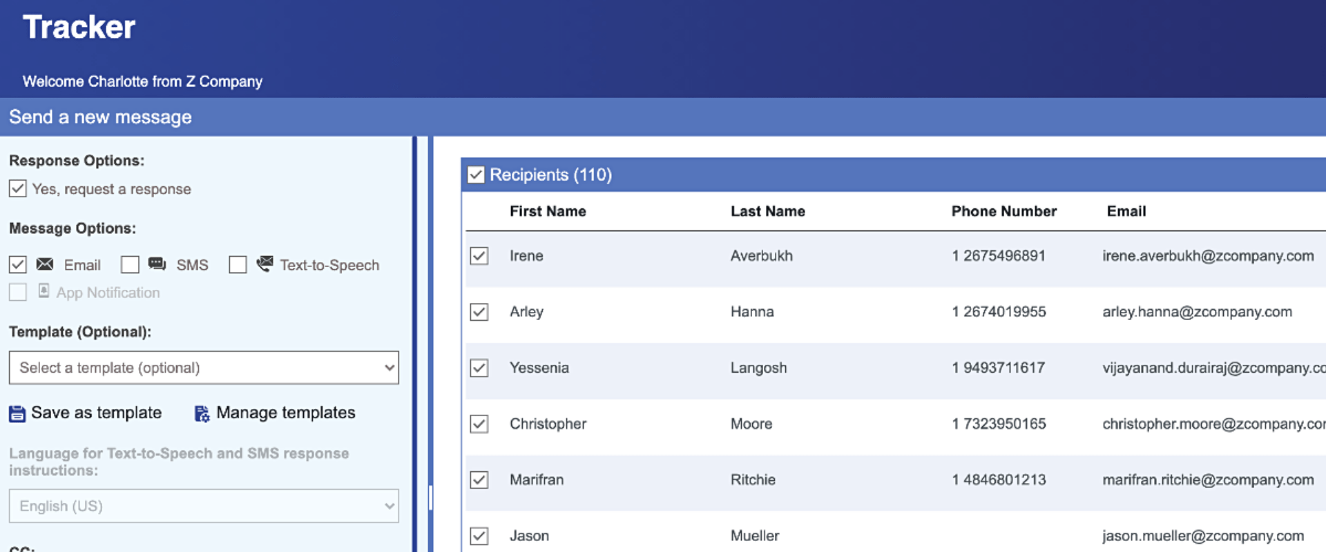 风险追踪与沟通平台